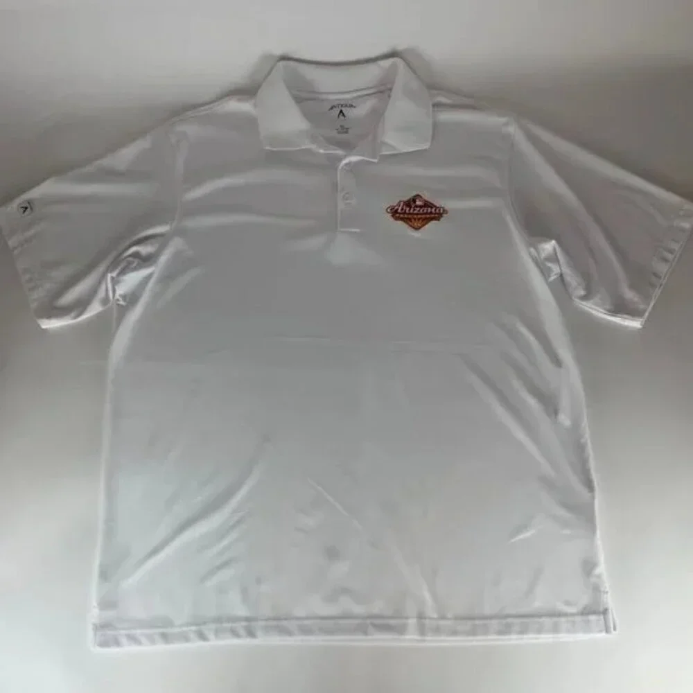 Lot of 3 Arizona Fall League AFL Multicolor Antigua Athletic Polo Shirt Mens XL